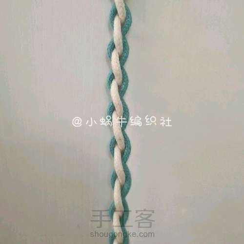 一些简单漂亮的绳结带子 第23步