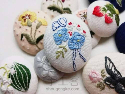 刺绣胸针 第12步