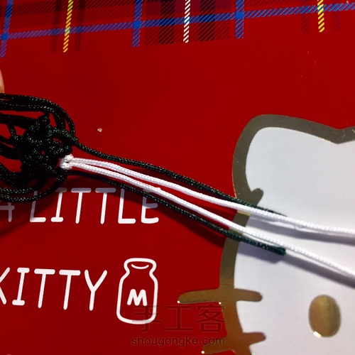 编一颗漂亮的小星星五角星(^з^)-☆消灭线头 第20步