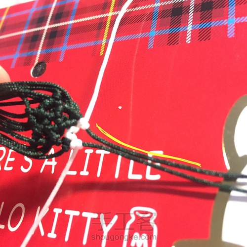 编一颗漂亮的小星星五角星(^з^)-☆消灭线头 第23步