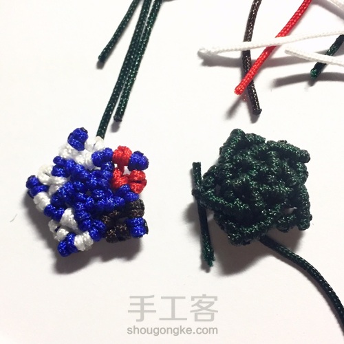 编一颗漂亮的小星星五角星(^з^)-☆消灭线头 第26步