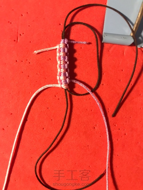 「非原創」燈籠結 第4步