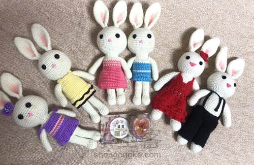 可爱的兔兔玩偶 第1步