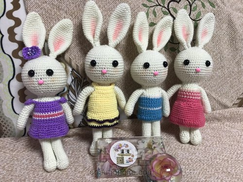 可爱的兔兔玩偶 第2步