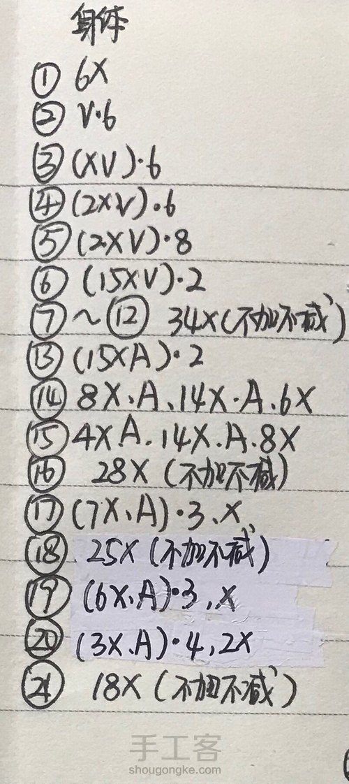 可爱的兔兔玩偶 第5步