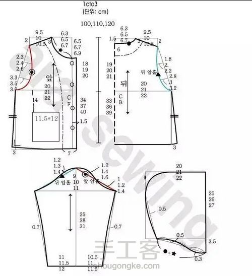 童装外套裁剪图推荐 第14步