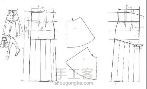 解读10种常见的半身短裙（附制版教程） 第15步