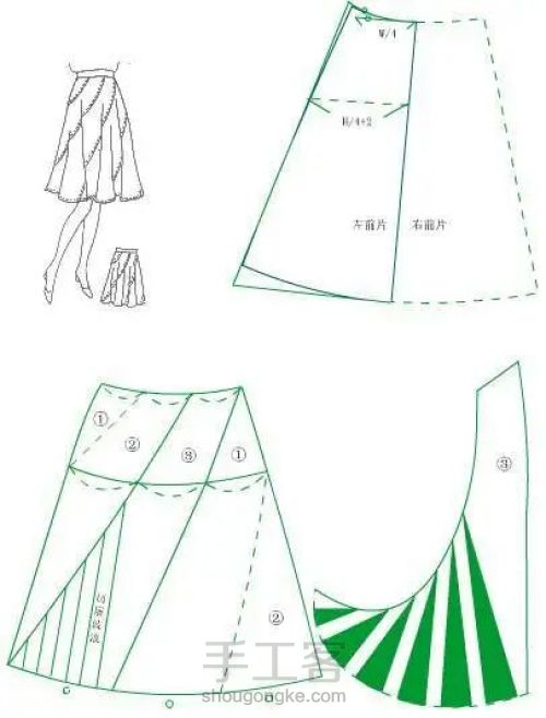 解读10种常见的半身短裙（附制版教程） 第17步