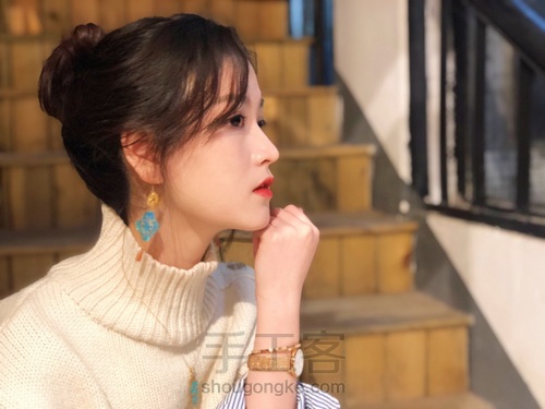 【原创】非遗花丝镶嵌点翠的制作教程 第14步