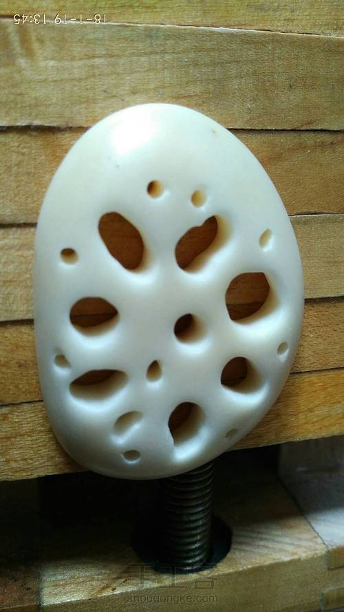 挖出藏在象牙果中的藕片(路路通) 第12步