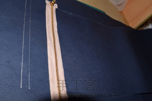 原创Tote包-纯手工皮包详细制作过程（有图纸） 第16步
