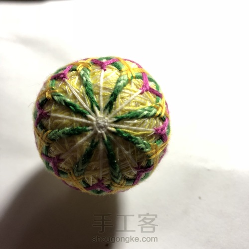 简单手鞠～竹林 第4步