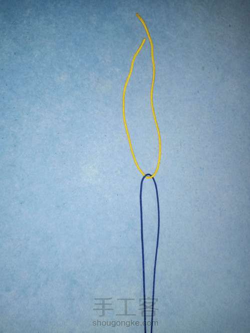 金刚结无痕桃花戒指 第1步