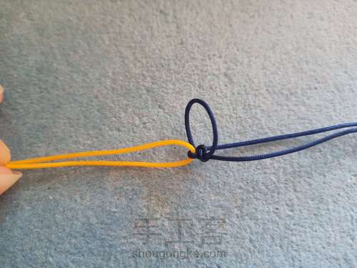 金刚结无痕桃花戒指 第2步