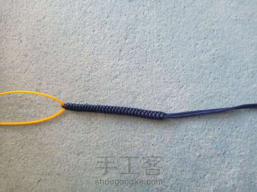 金刚结无痕桃花戒指 第3步