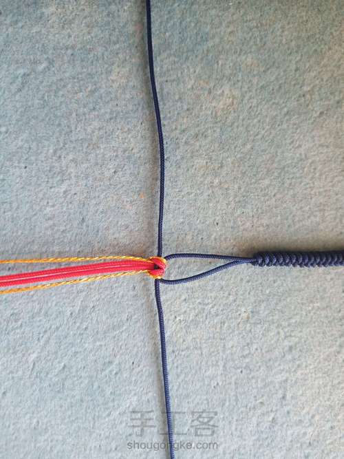 金刚结无痕桃花戒指 第6步