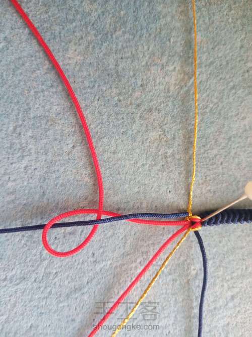 金刚结无痕桃花戒指 第8步