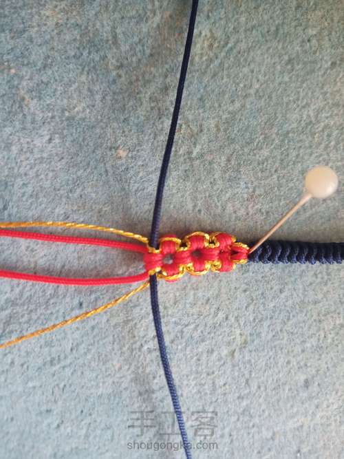 金刚结无痕桃花戒指 第15步