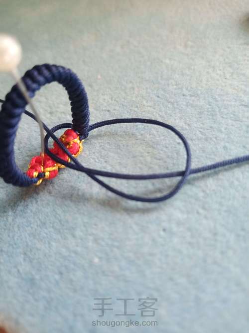 金刚结无痕桃花戒指 第20步