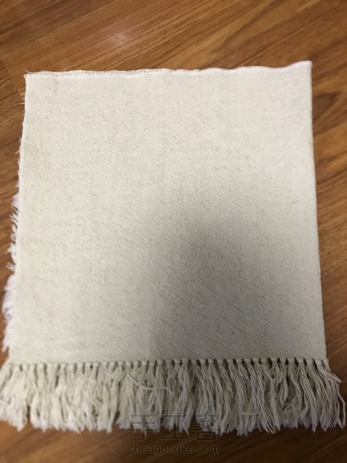 棉麻流苏包包 第1步