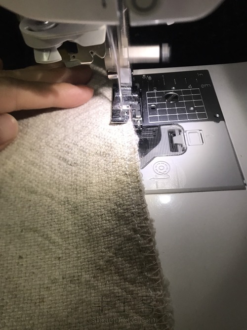 棉麻流苏包包 第3步