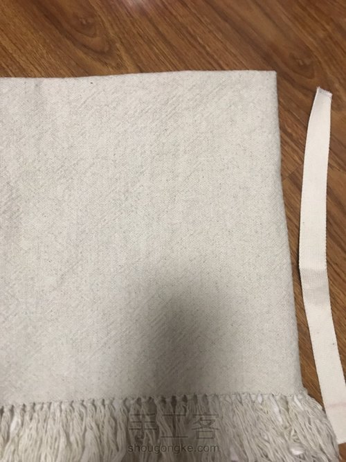 棉麻流苏包包 第5步