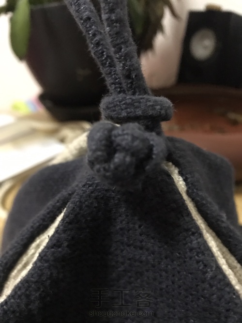 刺绣福禄寿喜莲花茶壶袋 第5步