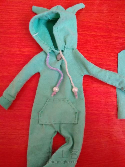 娃娃连帽卫衣 第8步