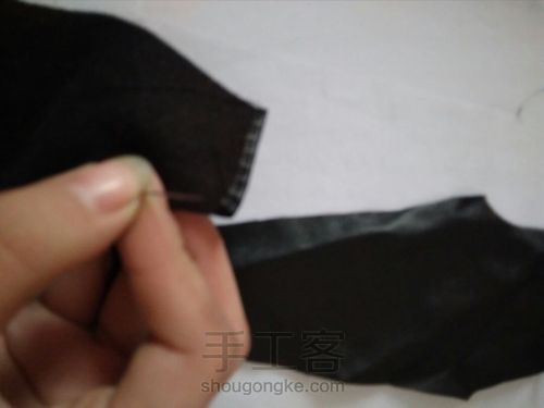 娃娃小皮裤 第3步