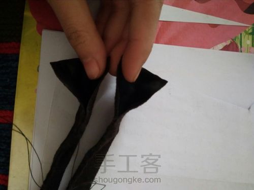 娃娃小皮裤 第6步