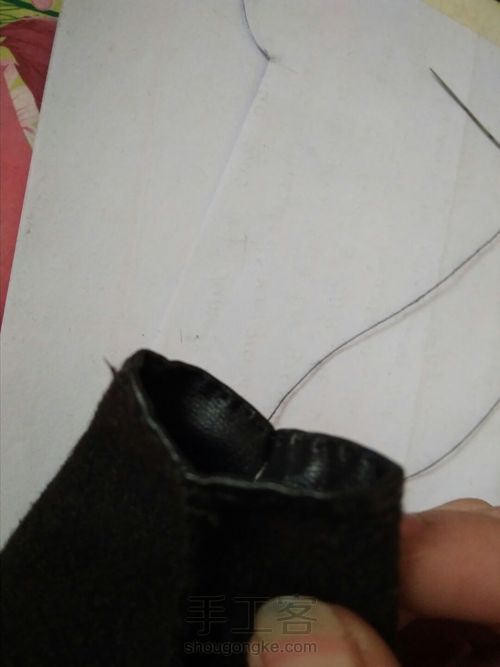 娃娃小皮裤 第8步