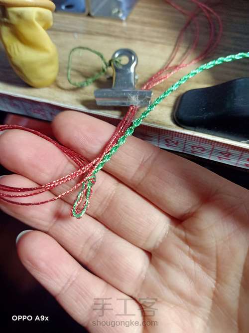 懒人龙绳 编法 第2步