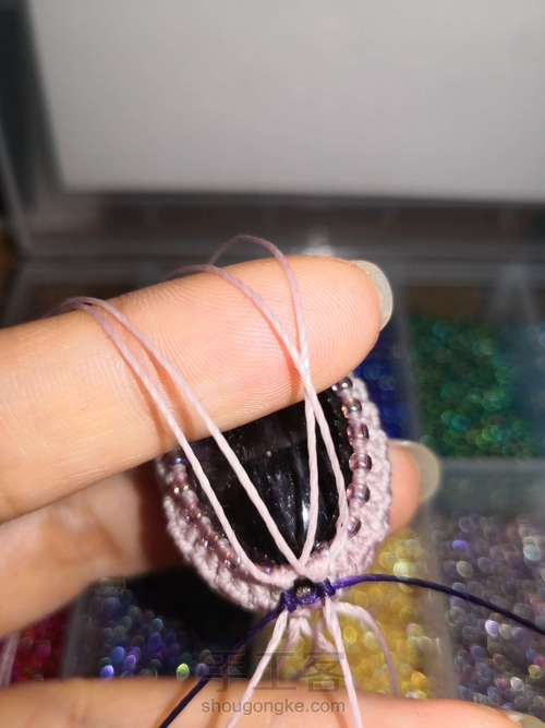 厚包石双面扣头 第10步