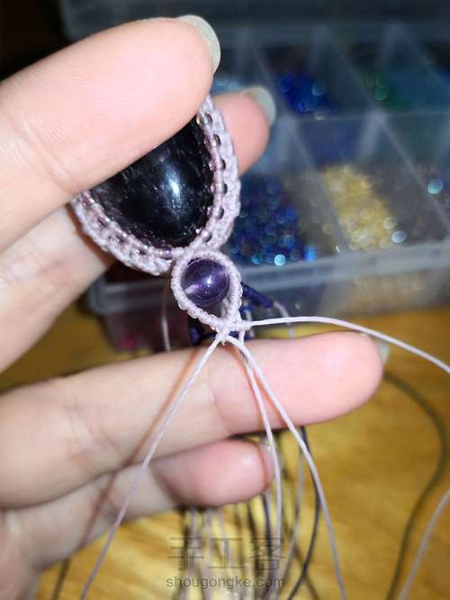 厚包石双面扣头 第16步