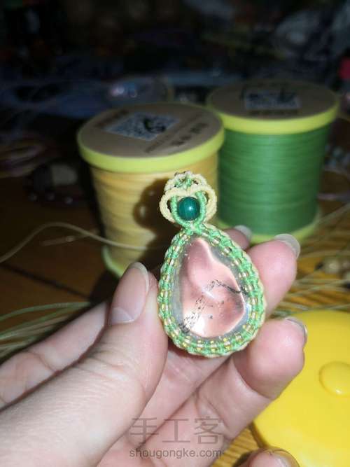 厚包石双面扣头 第3步