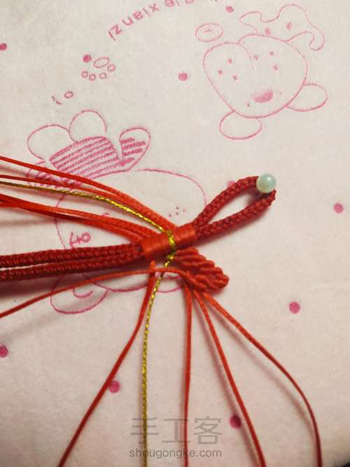 蝴蝶手链 第12步