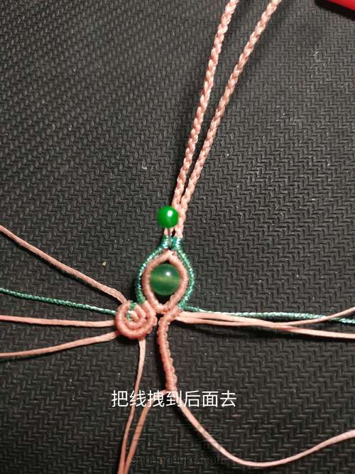 很简单的挂件绳 第17步