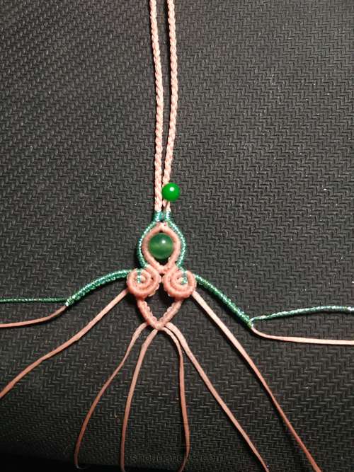 很简单的挂件绳 第20步