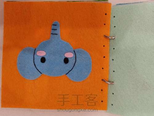 宝宝的第一本不织布认知书 第6步