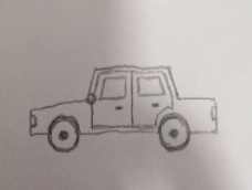 小轿车儿童简笔画简单易学