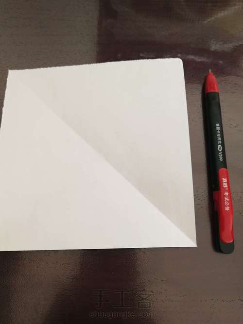 猫头折纸 第1步