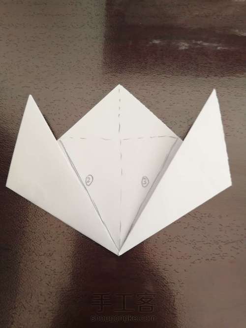 猫头折纸 第5步