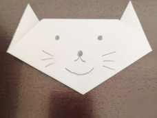 儿童折纸猫头简单易学