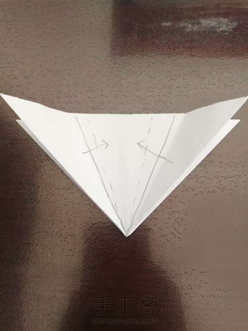 牛头折纸 第2步
