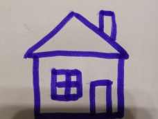 儿童简笔画房子简单易学