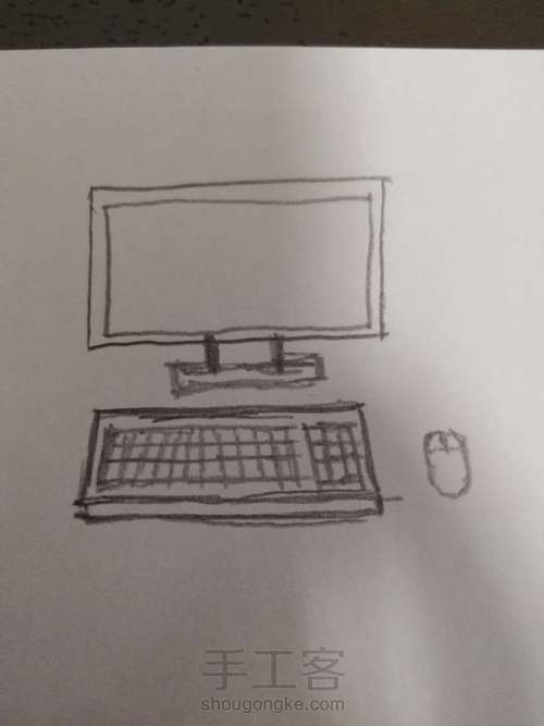 电脑简笔画