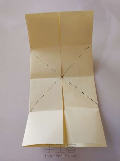 帆船⛵️折纸 第3步