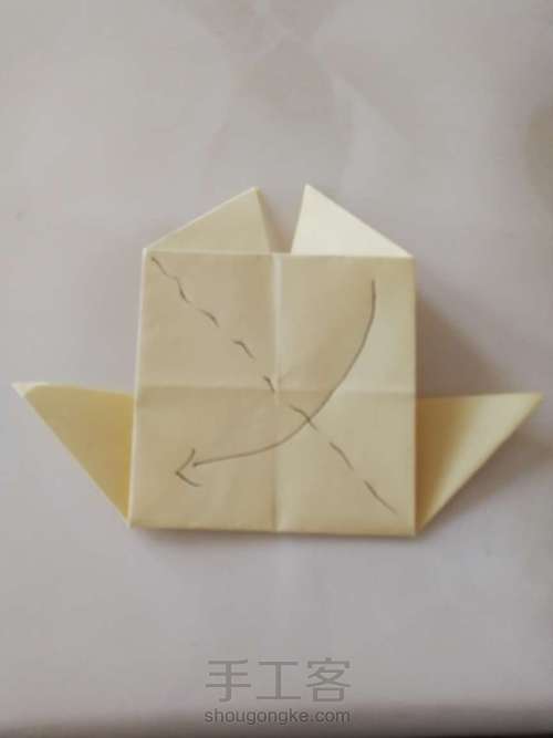 帆船⛵️折纸 第5步