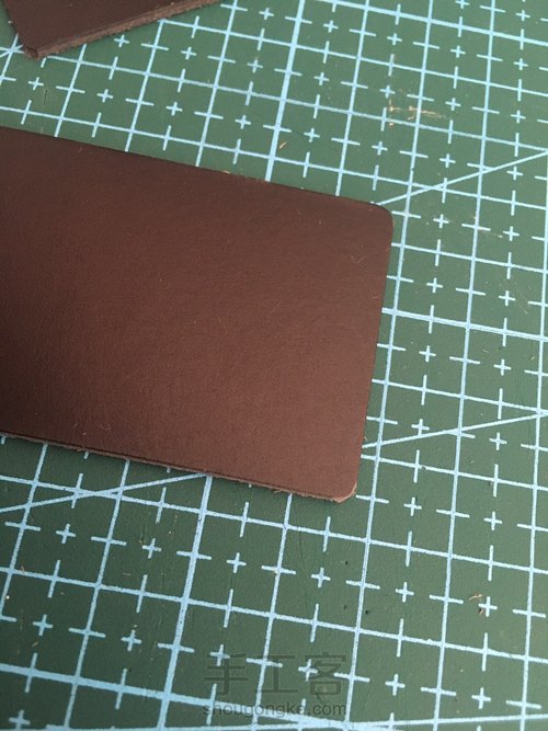 【手工皮具】无事牌 第2步