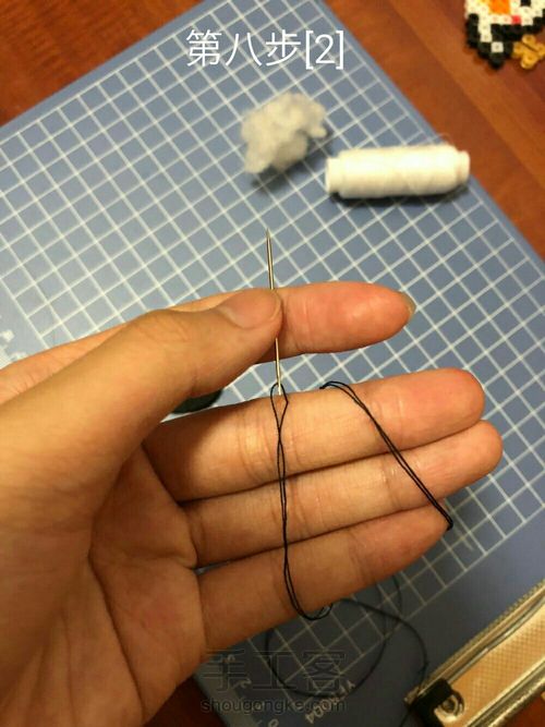 不织布灰尘精灵玩偶教程 第14步